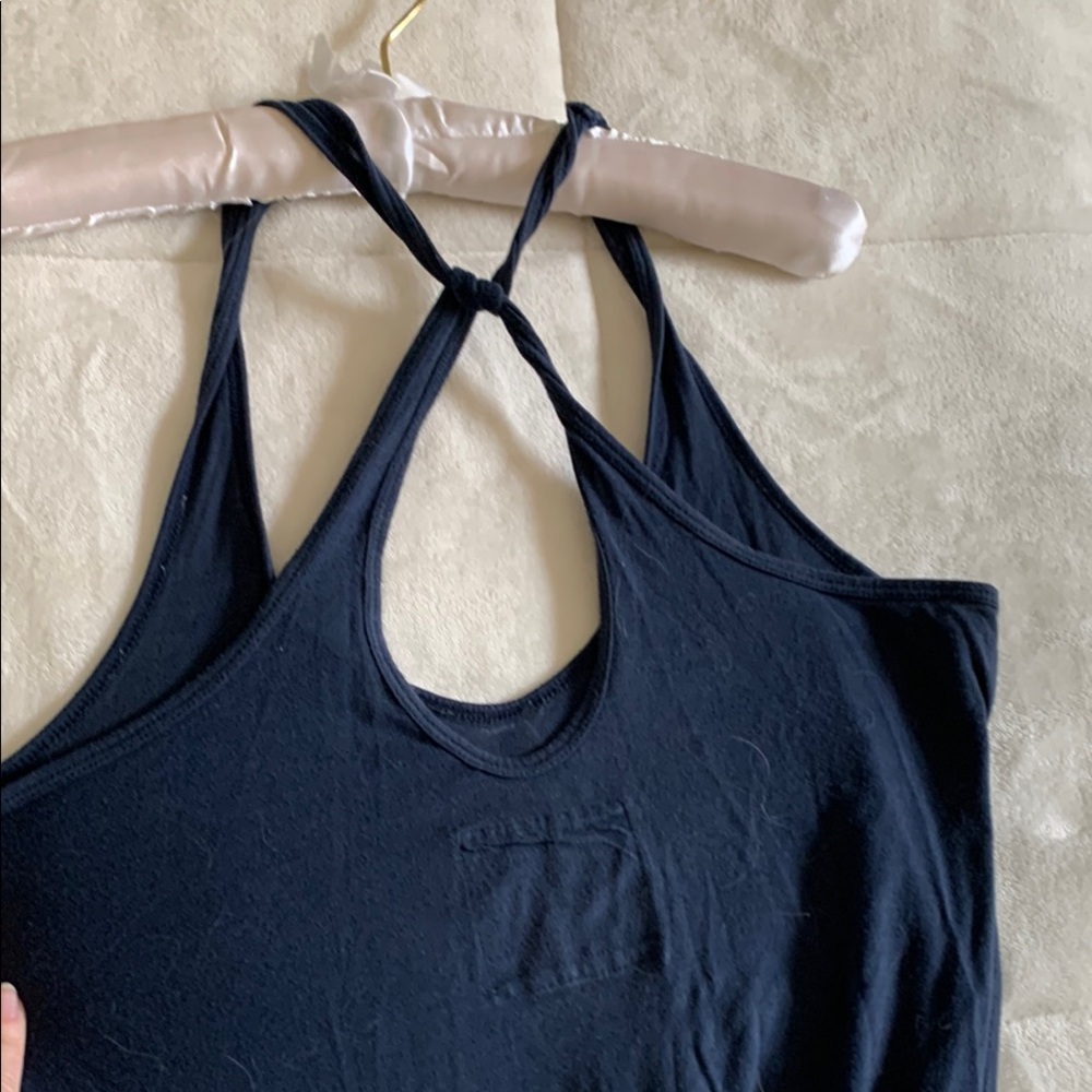 Navy Blue Maxi Dress with California Print - Picture 6 of 14